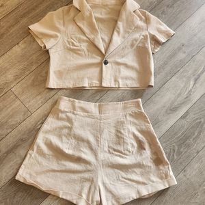 Top and short set